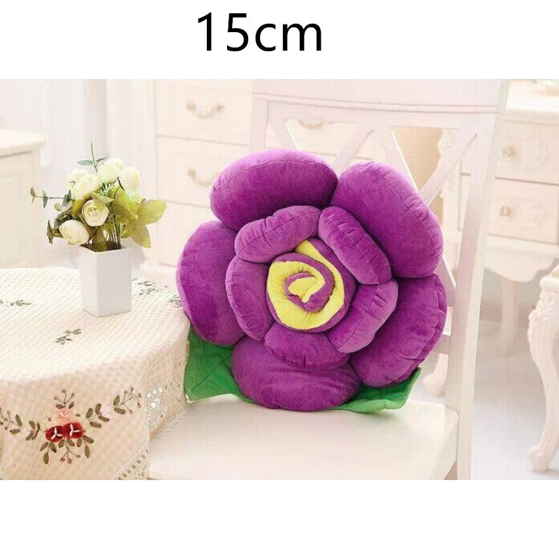 Romantic rose pillow