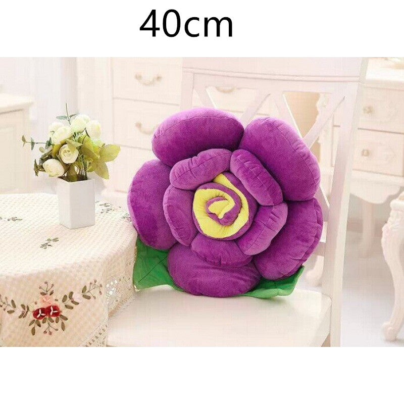 Romantic rose pillow