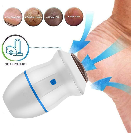 Electric Vacuum Foot Grinder File Machine Exfoliate Dead Skin Callus Remover Heel Removal Scraper Vacuums Grinding Head heel