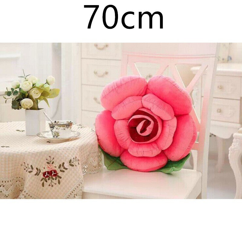 Romantic rose pillow