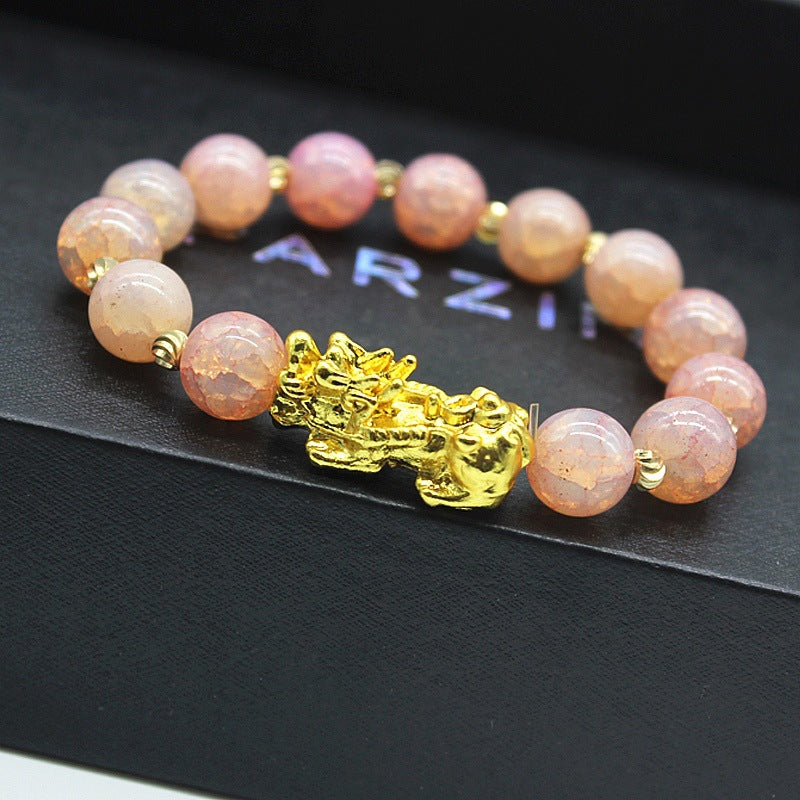 Gold-plated brave bracelets