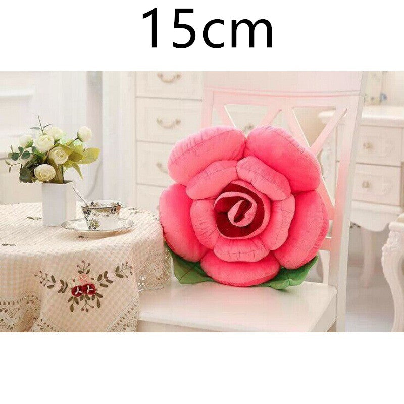 Romantic rose pillow