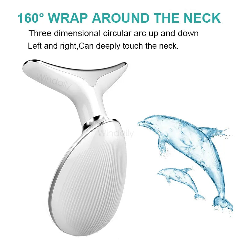 Neck Face Beauty Device Facial Lifting Machine EMS Face Massager Reduce Double Chin Anti Wrinkle Skin Tightening Skin Care Tools