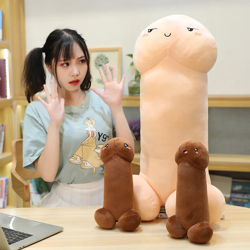 Kawaii Penis Plush Toys Sexy Cute Long Pillow Sex Stuffed Animals Boyfriend Soft Funny adult toys Simulation Girlfriend Gift