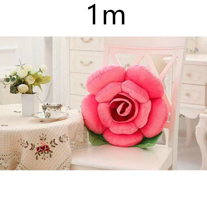 Romantic rose pillow